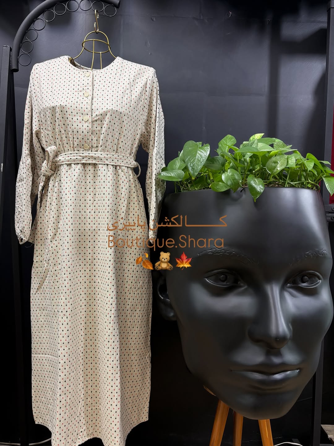 پیراهن پشمی گِت‌دار سایز ۴۸